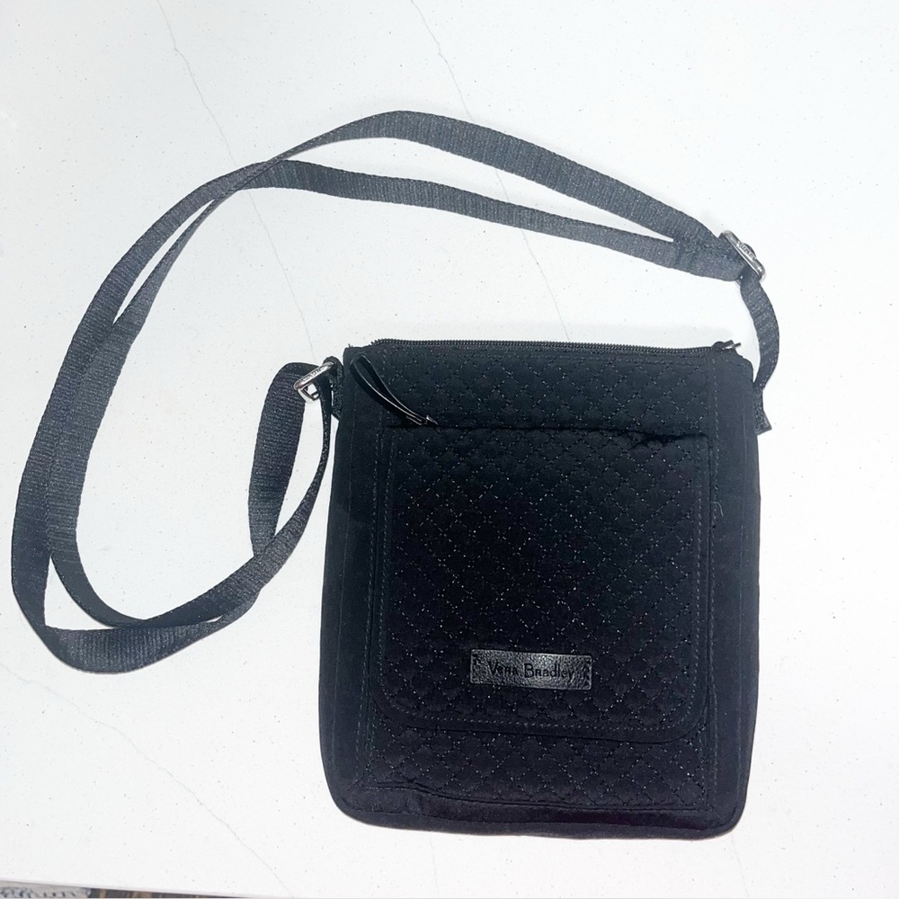 Vera Bradley Microfiber Mini Hipster Crossbody Purse with RFID Protection